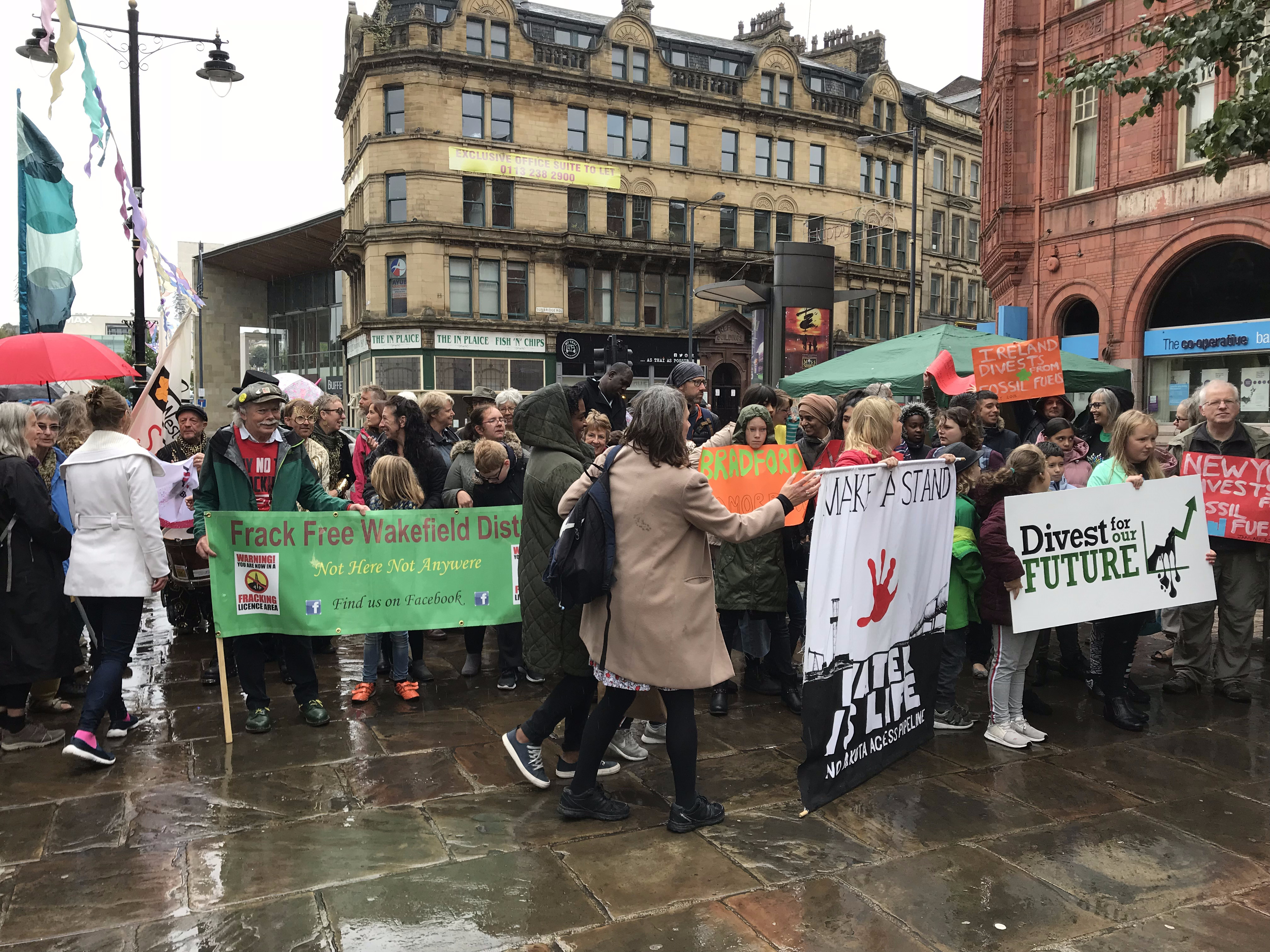 Climate and environmental protest rally
