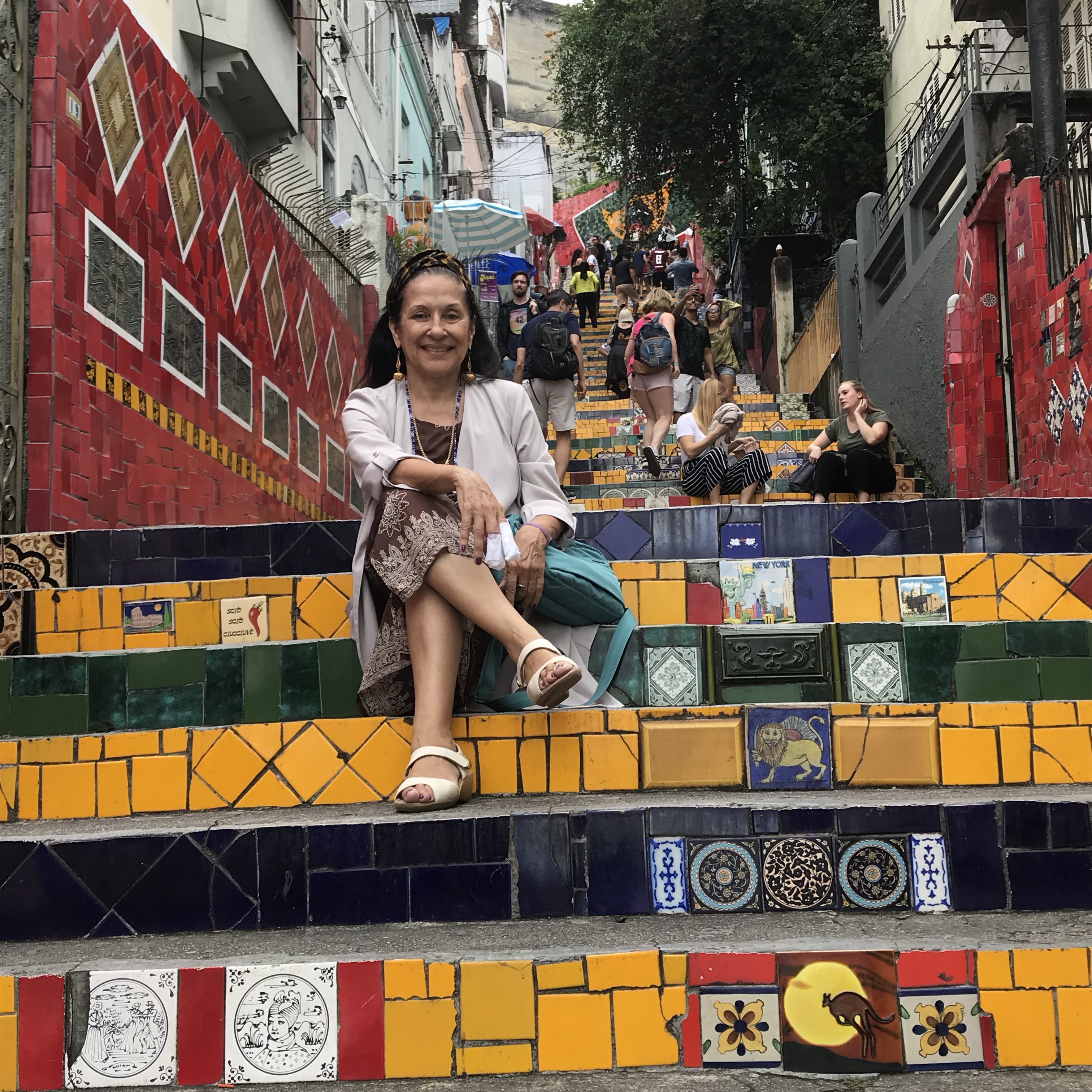 On the Selaron Steps in Rio de Janeiro