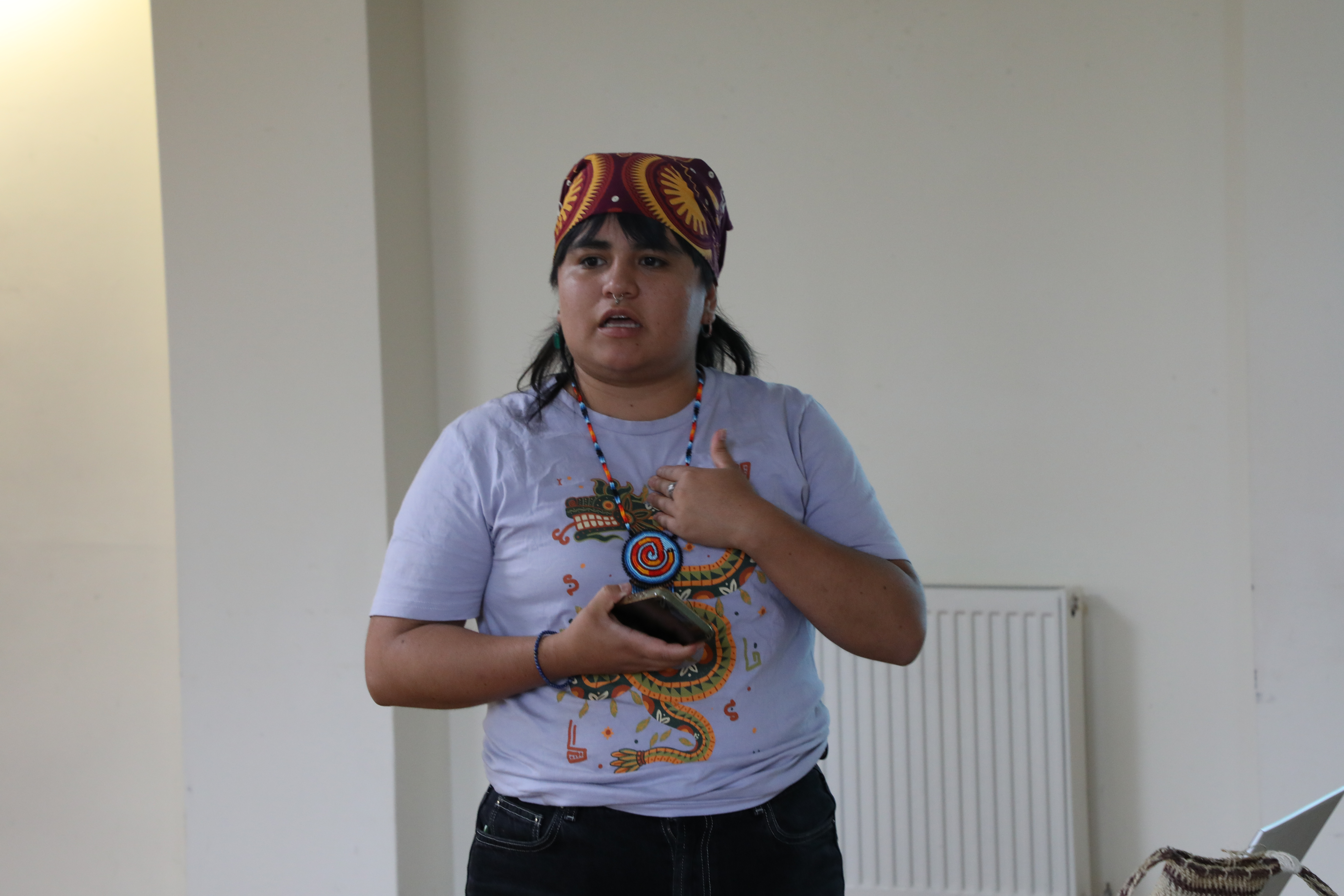 Speaker presenting at workshop